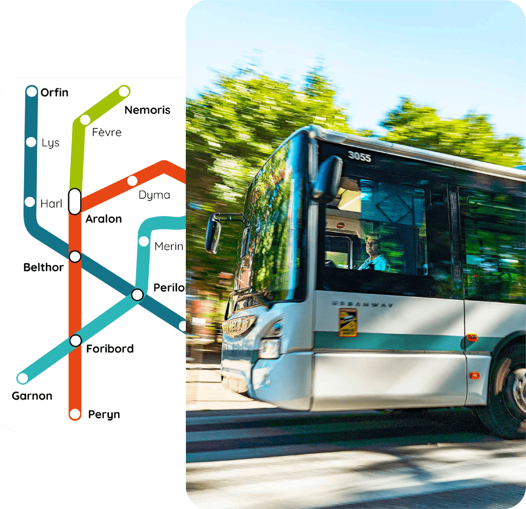 parcours bus tott up