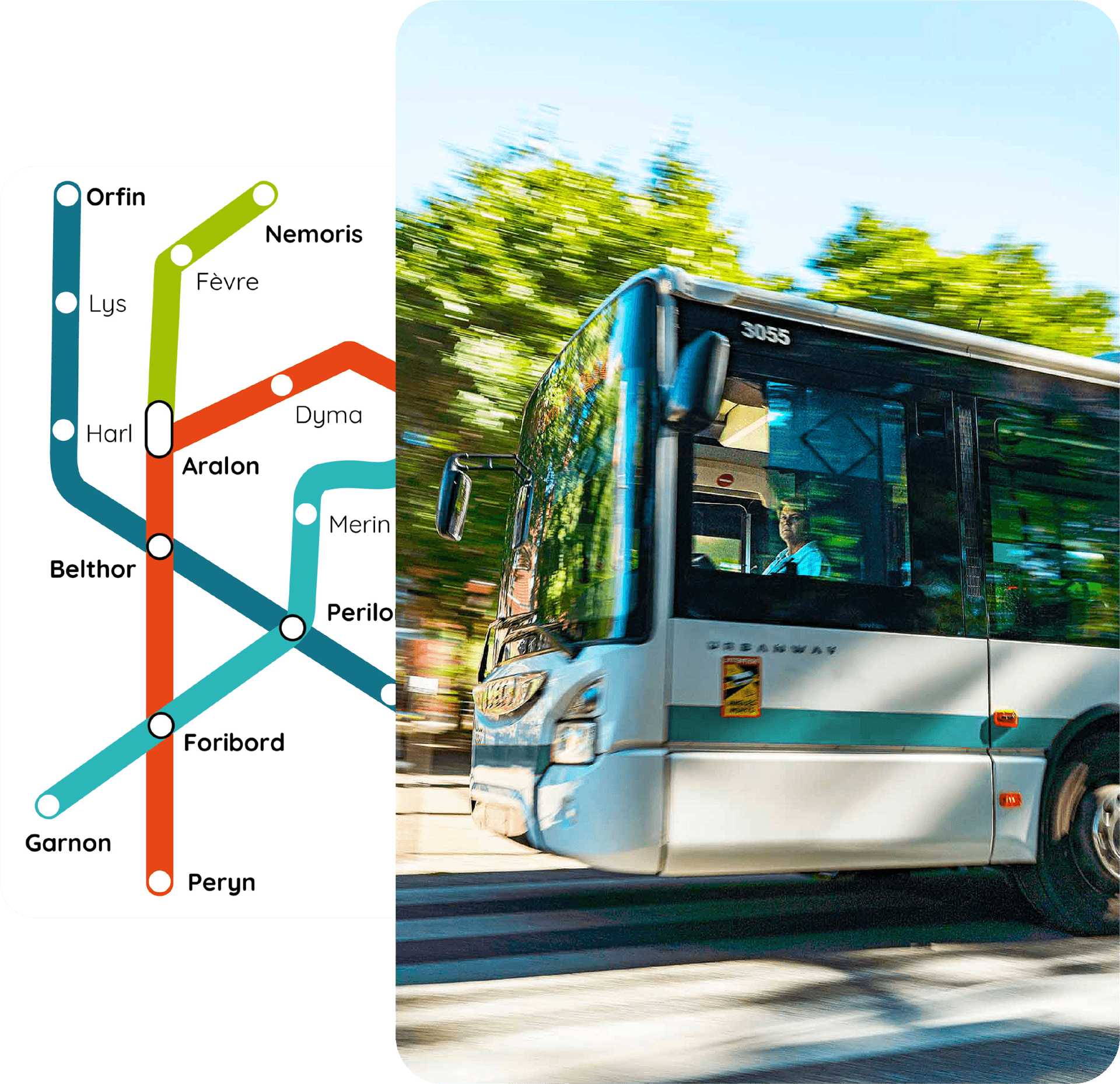 parcours bus tott up